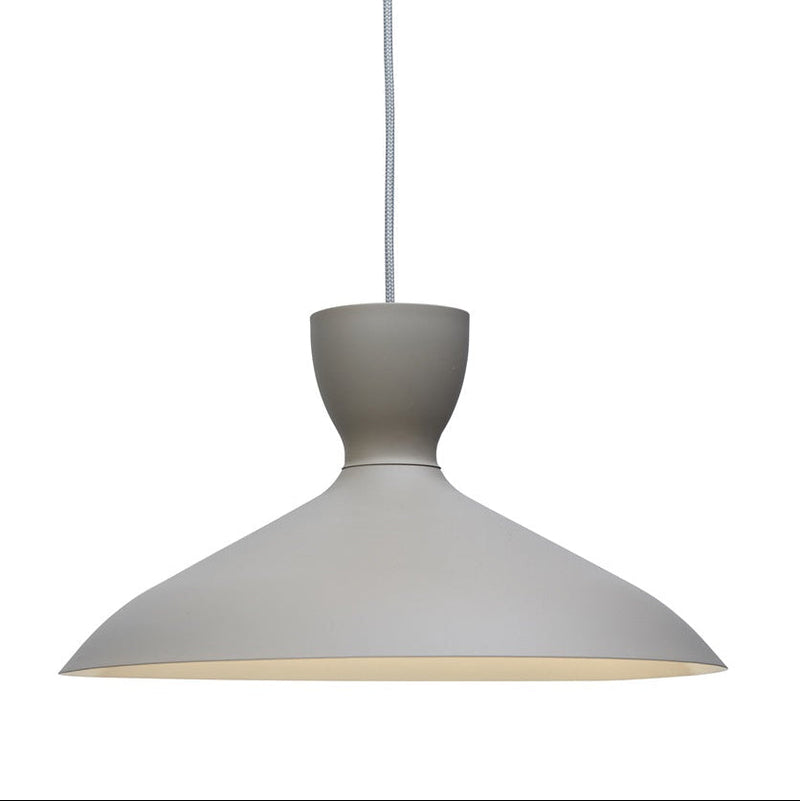 Suspension Hanover Grise Ø40 cm Fer