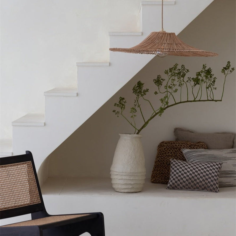 Suspension Cancun Rotin Naturel 70 cm