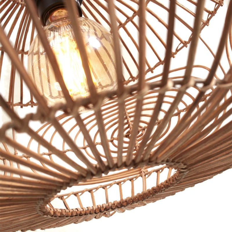 Plafonnier Madeira Rotin Naturel 48 cm