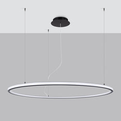 Lustre Ring Éclat 120 noir LED 3000K