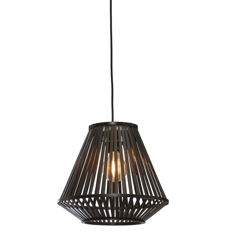 Suspension Merapi Bambou Noir 30 cm