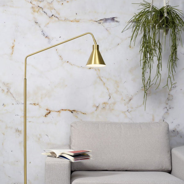 Lampadaire Lyon Fer Doré 153 cm