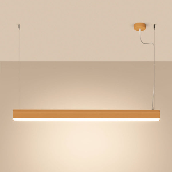 Barre Suspendue Régulière Or LED 4000K
