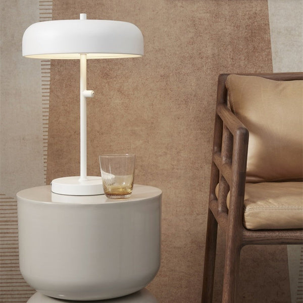 Lampe à Poser Porto Fer Blanche