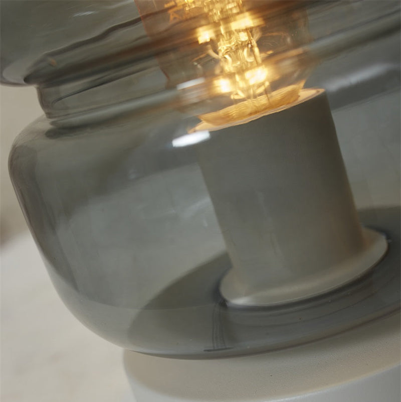 Lampe à Poser Verona Verre Dégradé Gris Clair