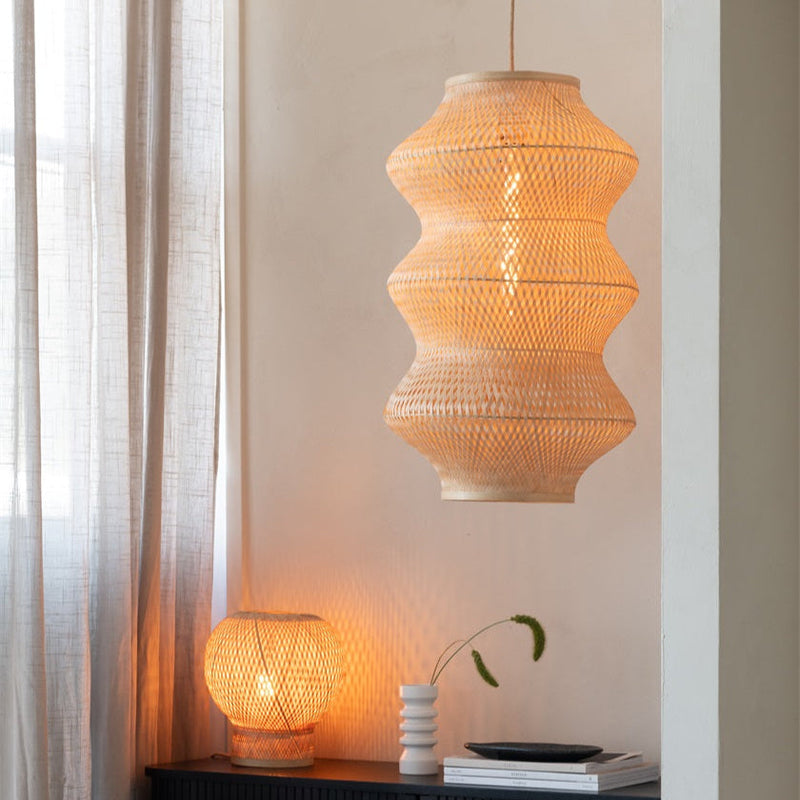 Suspension Barbados Bambou Naturel 40 cm XL