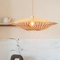 Suspension Madura Bambou Naturel et Brun 60 cm