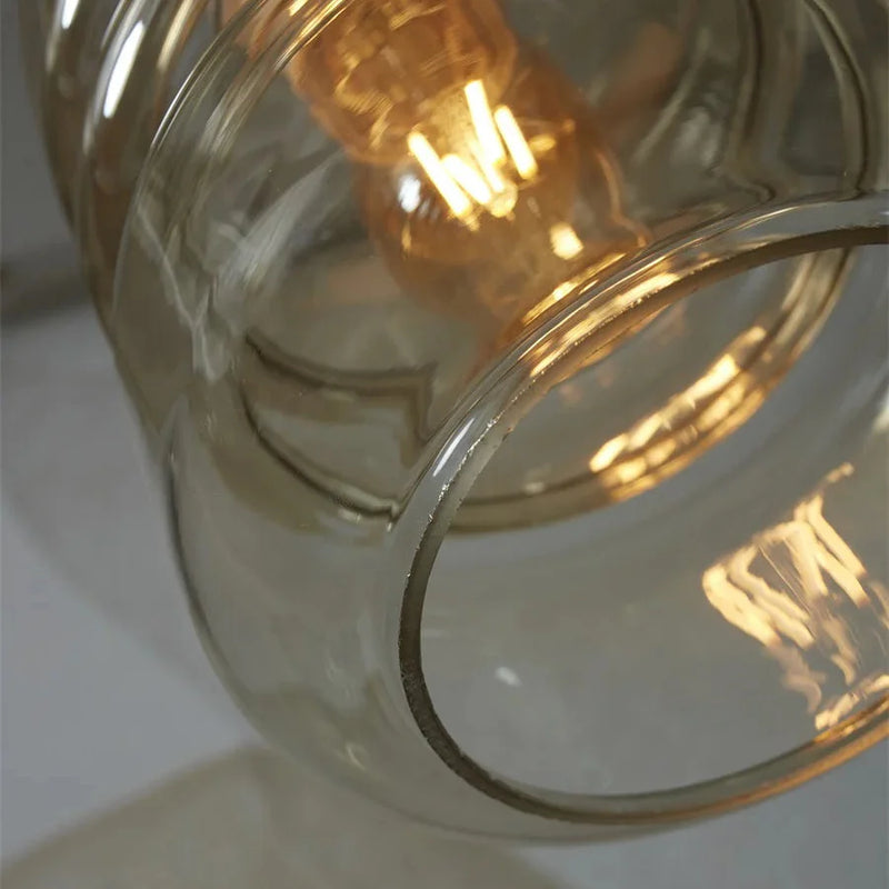 Suspension Verona Verre Ambré Dégradé Ø15 cm