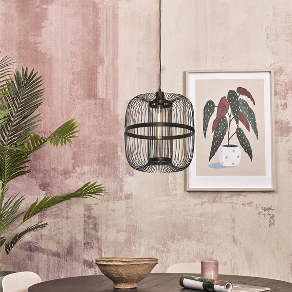 Suspension Hokkaido Bambou Noir 38 cm