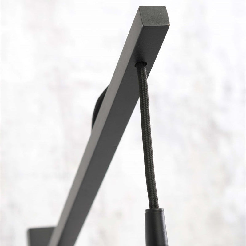 Lampadaire Zanzibar Rotin et Bambou Noir 150 cm