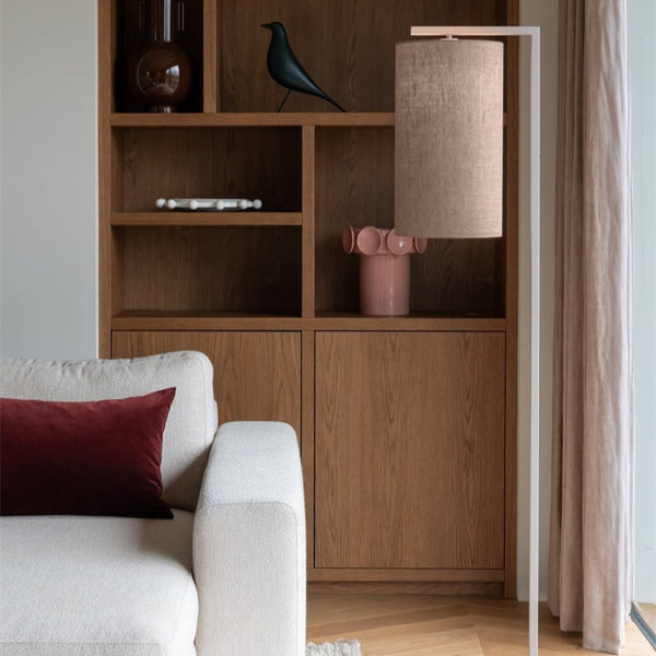Lampadaire Boston 160cm Lin Sable Foncé