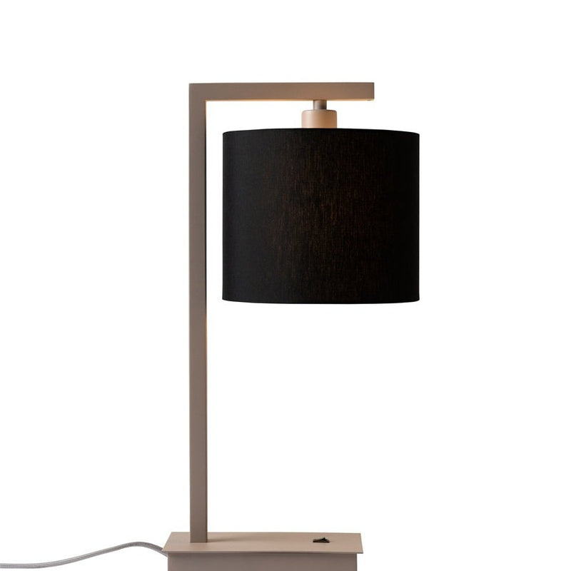 Lampe de Table Boston Sable et Noir