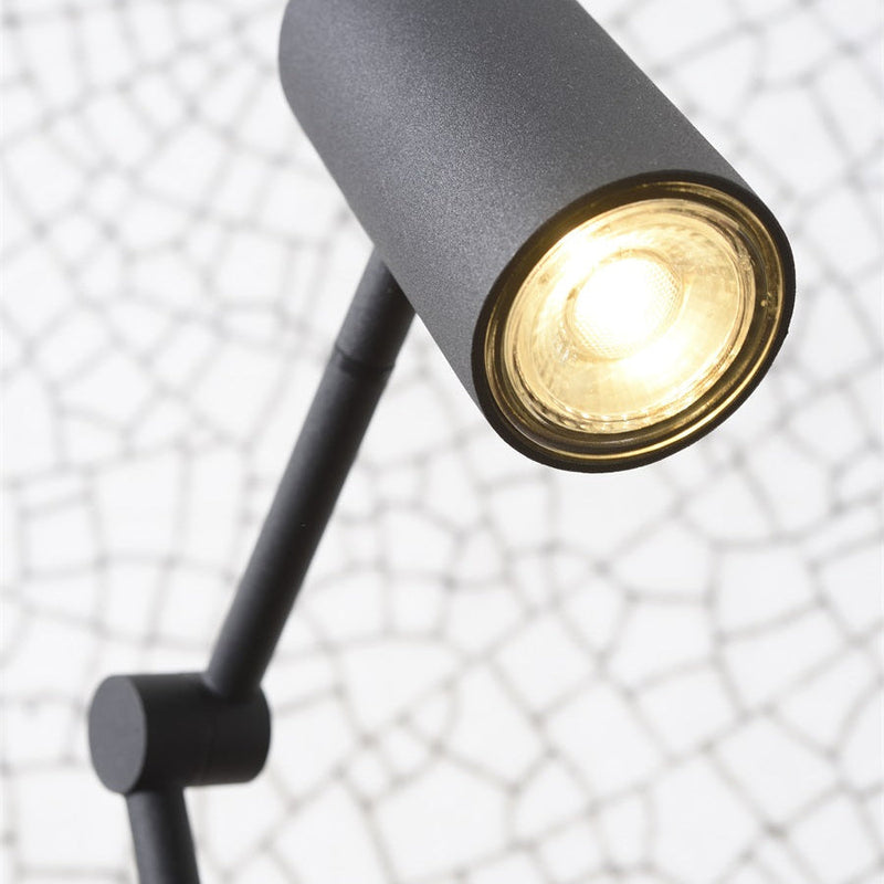 Lampadaire Montreux Fer Noir LED 134 cm