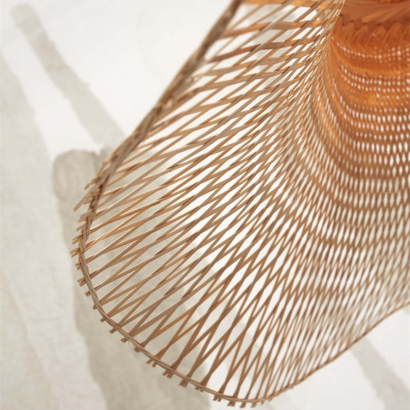 Plafonnier Ibiza Wavy Bambou Naturel 65 cm
