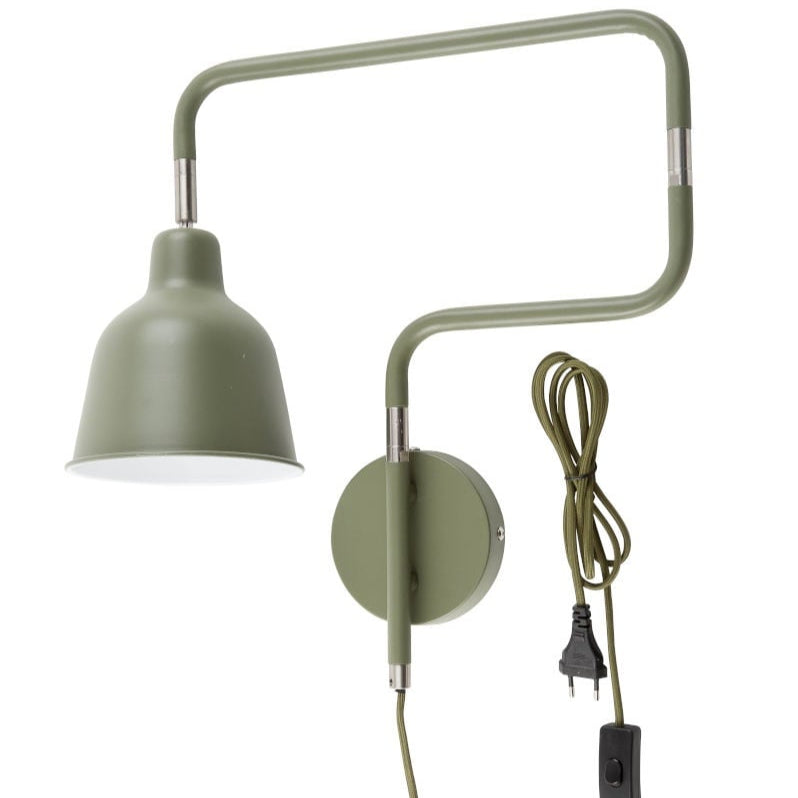 Applique Murale London Tube Vert Olive