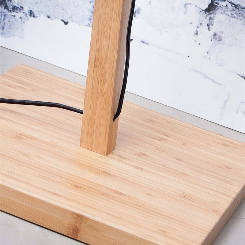 Lampadaire Ibiza Bambou Naturel et Noir 150 cm