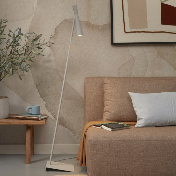 Lampadaire Bordeaux GU10 Fer Gris Clair