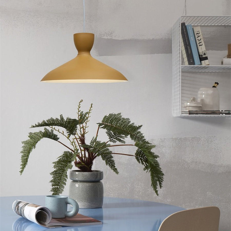 Suspension Hanover Moutarde Ø40 cm Fer