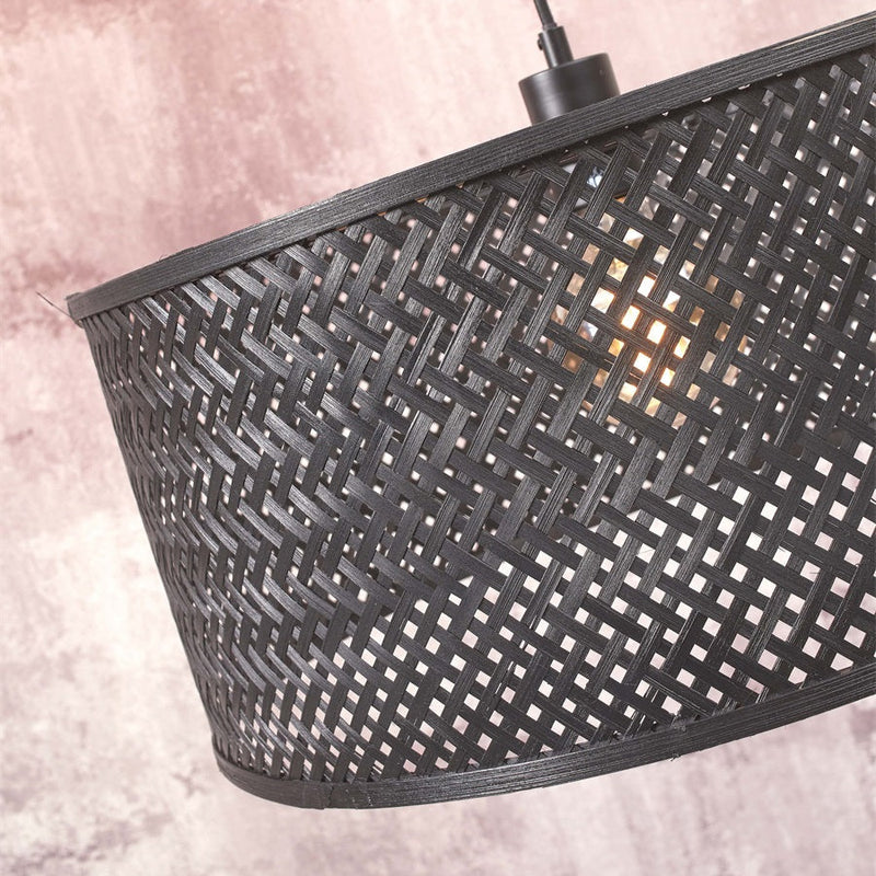 Lampadaire Java XL Bambou Noir 218 cm