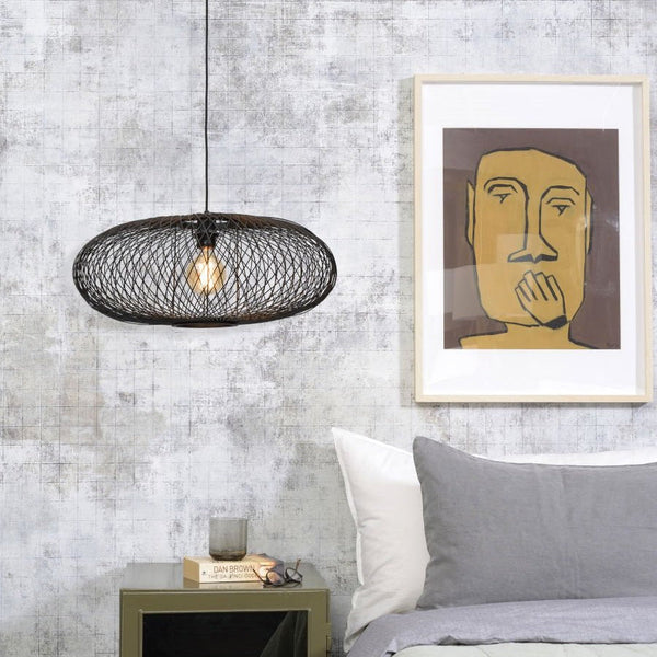 Suspension Cango Ellipse Bambou Noir L