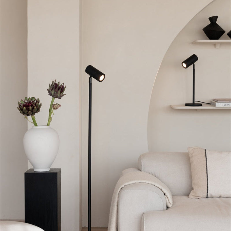 Lampe de Table Java Bambou Noir LED
