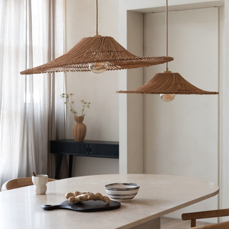 Suspension Cancun Rotin Naturel 70 cm