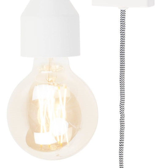 Applique Murale Madrid Fer Blanc S