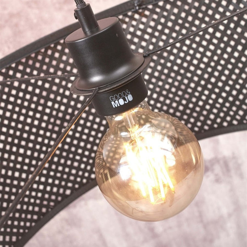 Lampadaire Java XL Bambou Noir 218 cm
