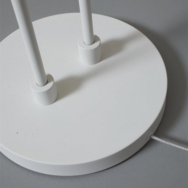 Lampadaire Havana Fer Blanc à Double Lumière 161 cm