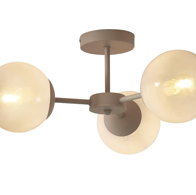 Plafonnier Aspen 3 Bras Blanc Lait