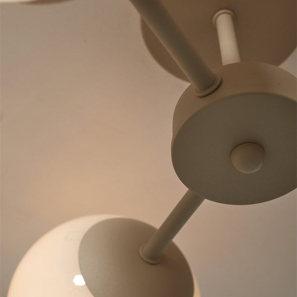 Plafonnier Aspen 3 Bras Blanc Lait