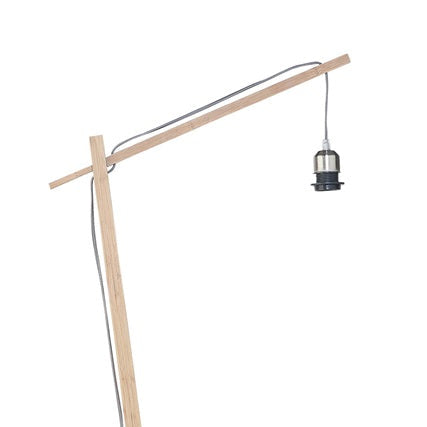 Lampadaire Zanzibar Rotin et Bambou Naturel