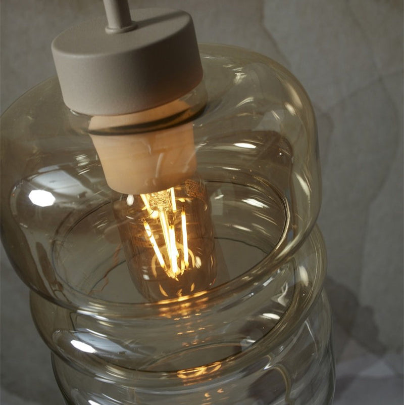 Suspension Verona Verre Ambré Dégradé Ø15 cm