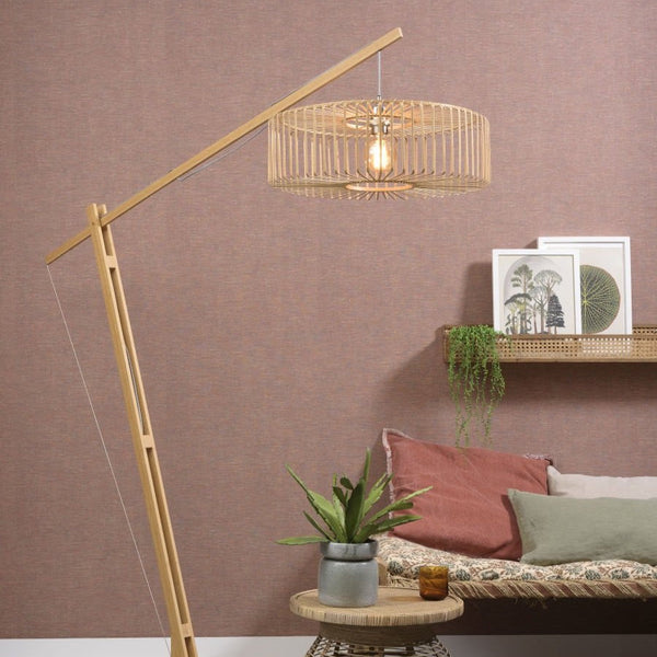 Lampadaire Bromo Bambou Naturel 218 cm