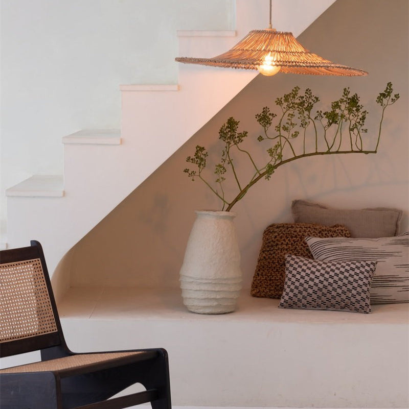 Suspension Cancun Rotin Naturel 70 cm