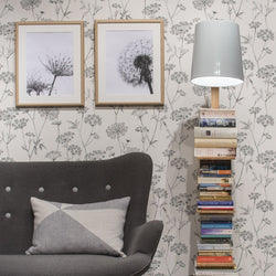 Lampadaire Cambridge Bois et Fer Blanc 168 cm