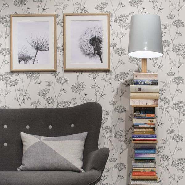 Lampadaire Cambridge Bois et Fer Blanc 168 cm
