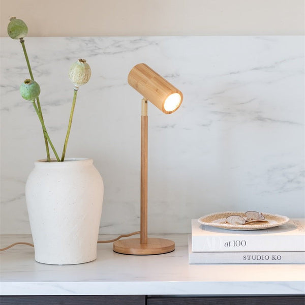 Lampe de Table Java Bambou Naturel LED