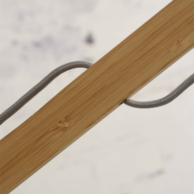 Lampadaire Java XL Bambou Naturel et Noir 218 cm