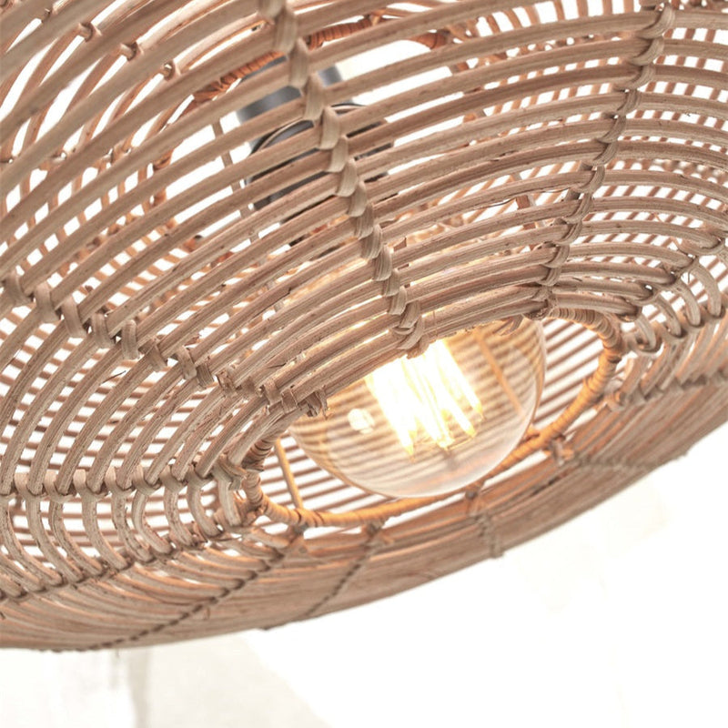 Lampadaire Tanami Rotin et Bambou Naturel