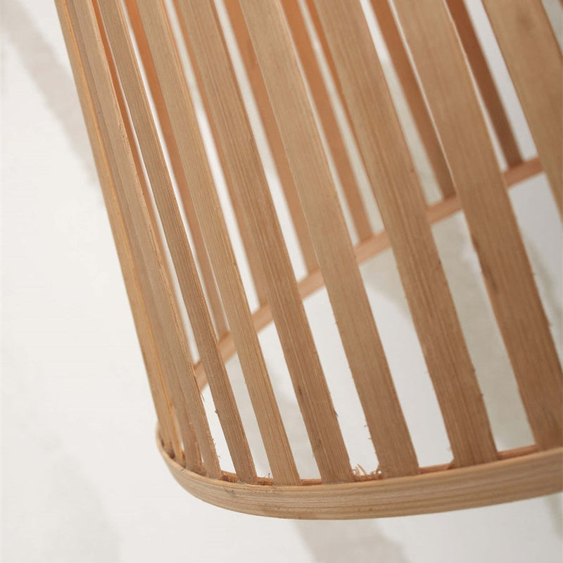 Suspension Merapi Bambou Naturel Évasée 40 cm