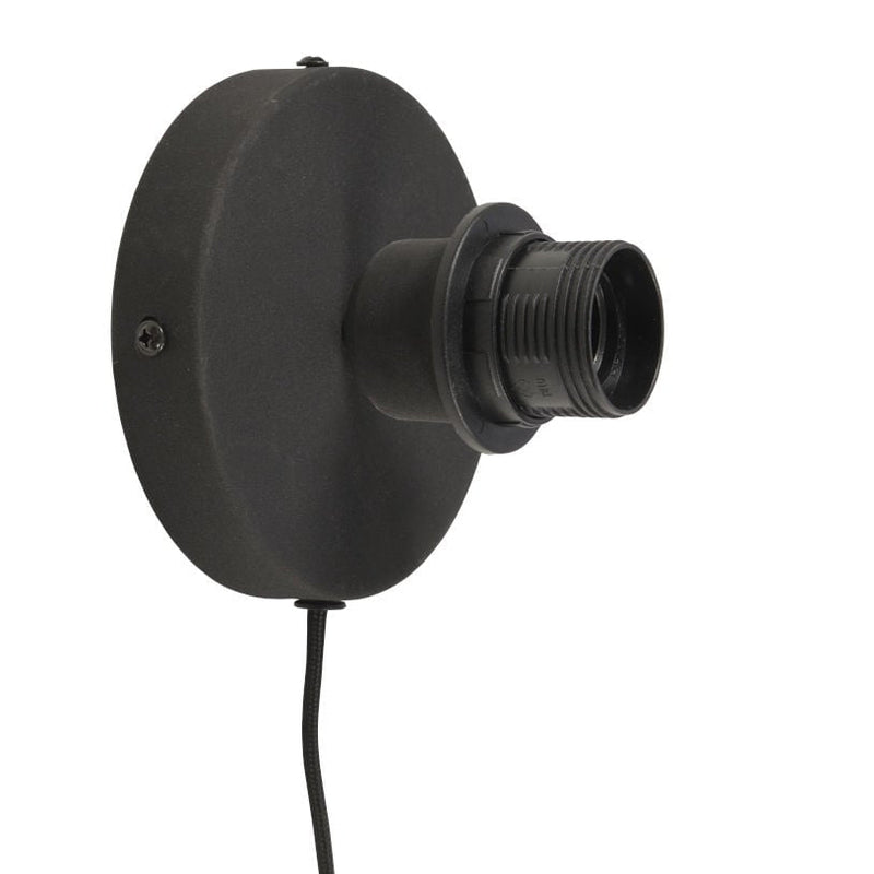 Applique Murale Cango Ellipse Bambou Noir 60x25 cm