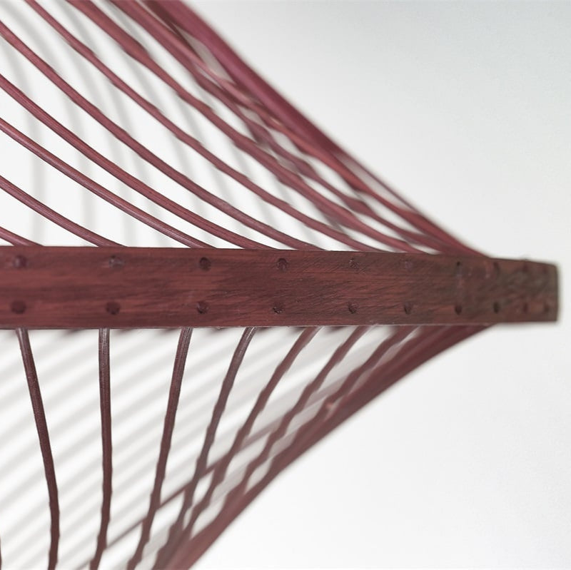 Suspension Maui Bambou Bordeaux 70 cm