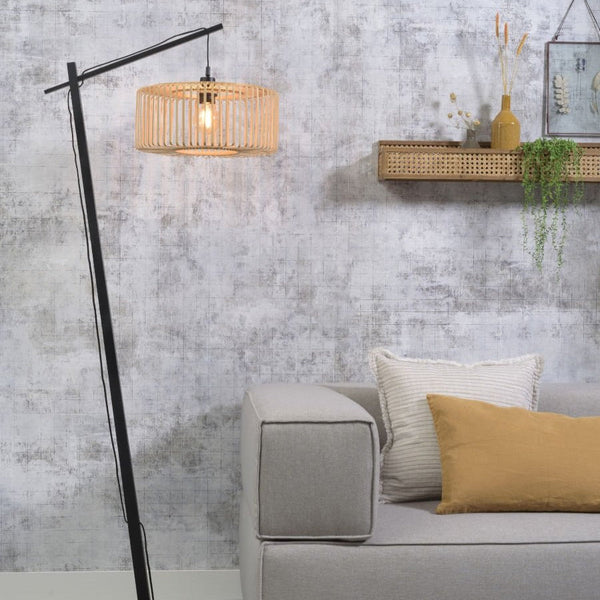 Lampadaire Bromo Bambou Naturel 176 cm