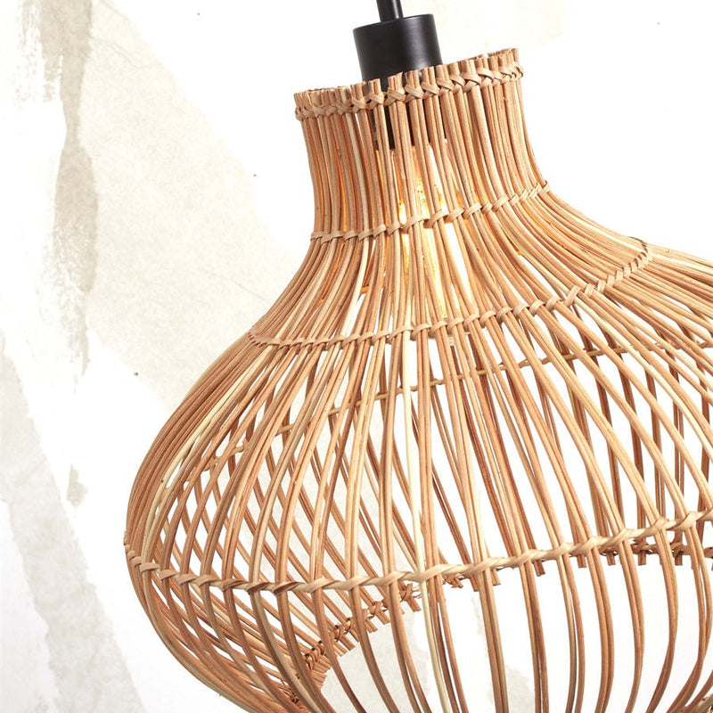 Suspension Kalahari Rotin Naturel 42 cm
