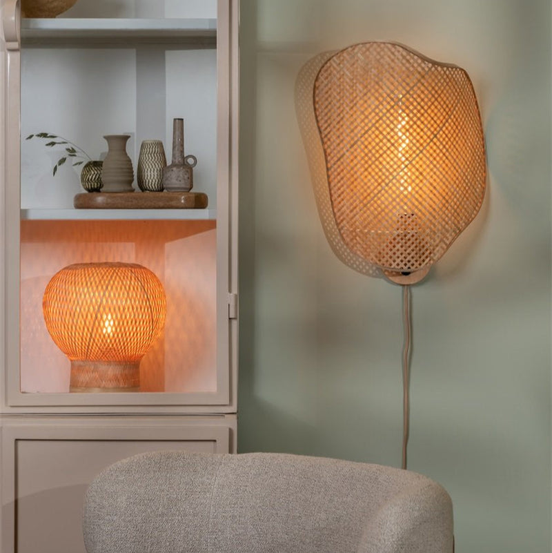 Lampe de Table Barbados Bambou Naturel 25 cm