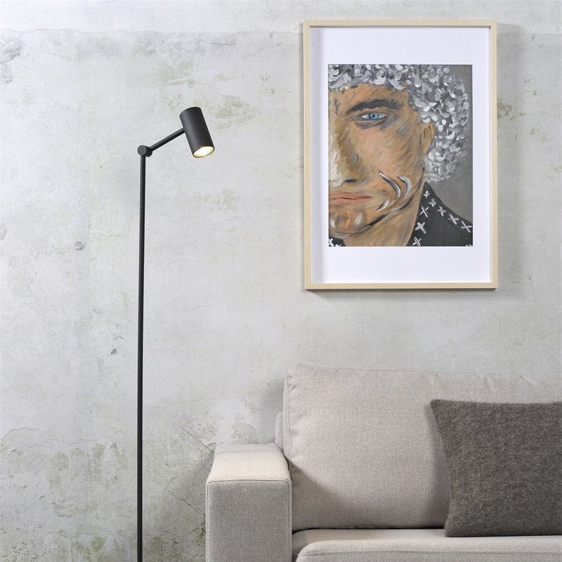Lampadaire Montreux LED – Fer Noir Mat – H134 cm