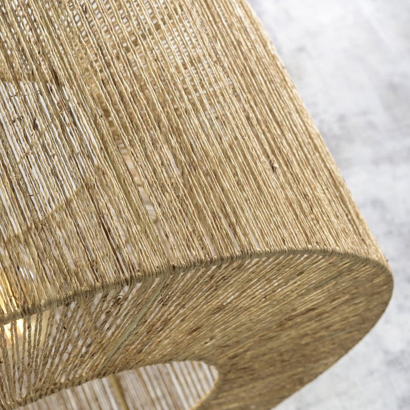 Lampadaire Iguazu Jute et Bambou Naturel 218 cm