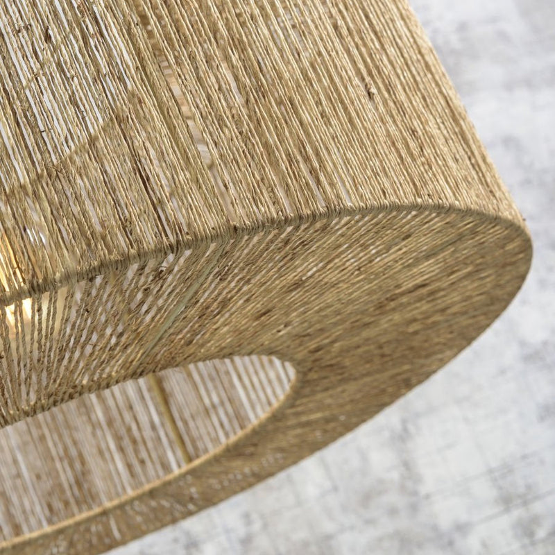 Plafonnier Iguazu Rond Jute Naturel 50 cm