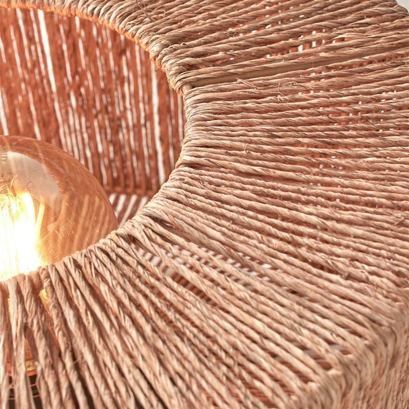 Lampadaire Iguazu Jute et Bambou Naturel 125 cm